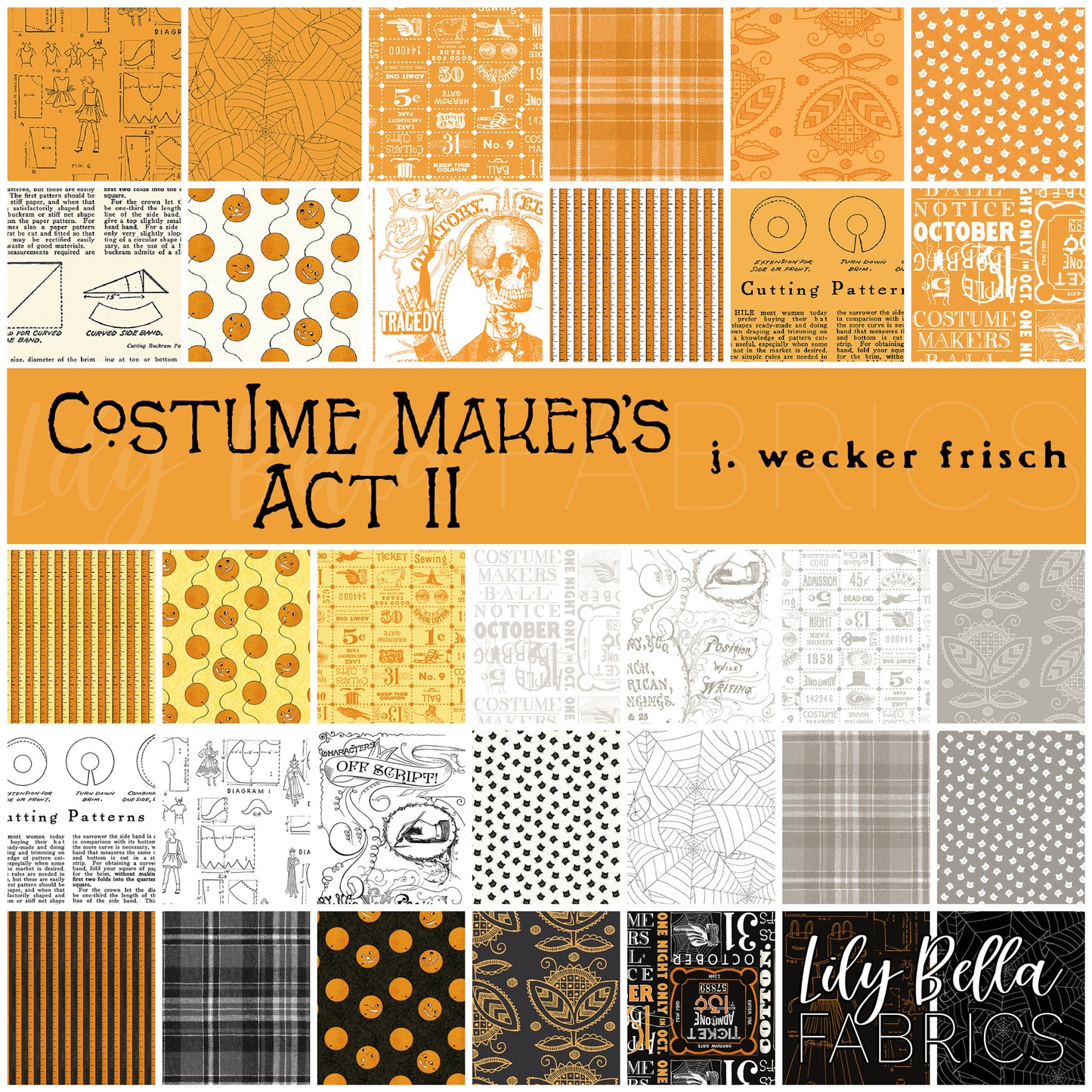 Costume Maker's Act II Fabric Collection by J. Wecker Frisch for Riley Blake Designs at Lily Bella Fabrics