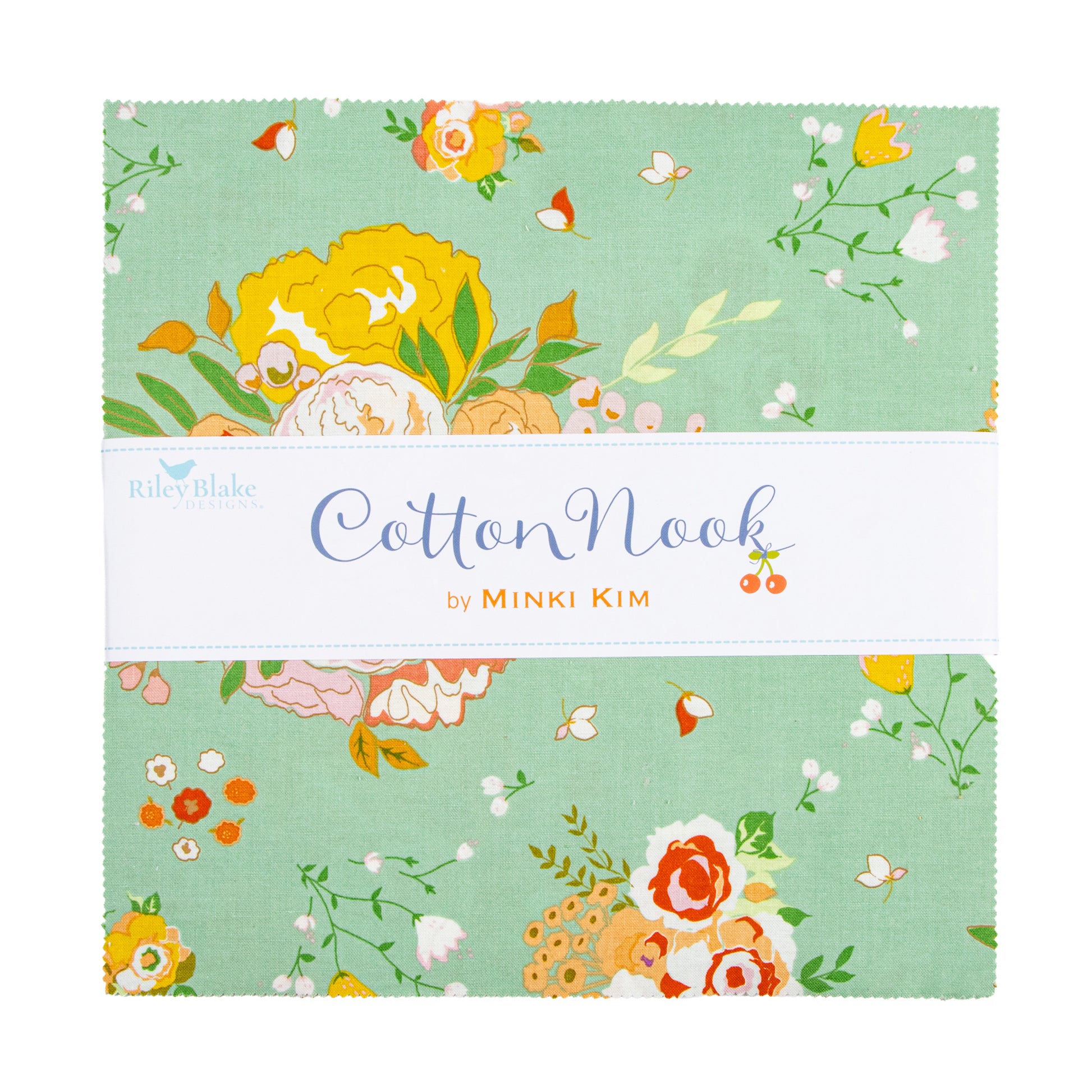 Cotton Nook 10 Inch Stacker (42 pieces) by Minki Kim for Riley Blake Designs (10-17970-42)
