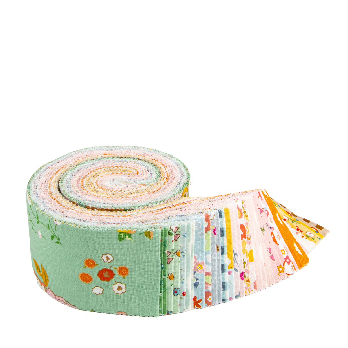 Cotton Nook Rolie Polie (40 pieces) by Minki Kim for Riley Blake Designs (RP-17970-40)