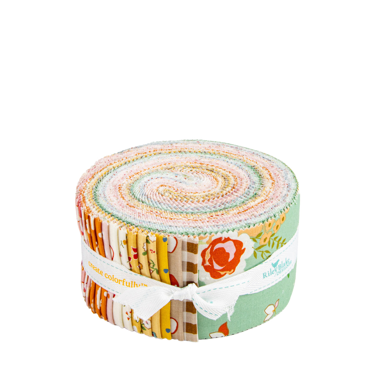 Cotton Nook Rolie Polie (40 pieces) by Minki Kim for Riley Blake Designs (RP-17970-40)