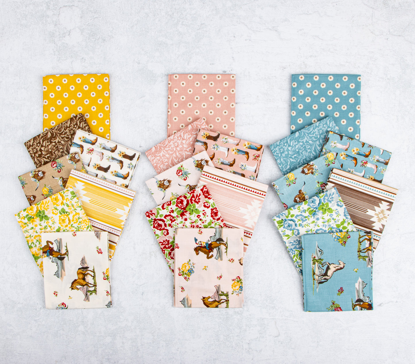 Cowgirl Fabric Collection by Echo Park Paper Co. for Riley Blake Designs at Lily Bella Fabrics