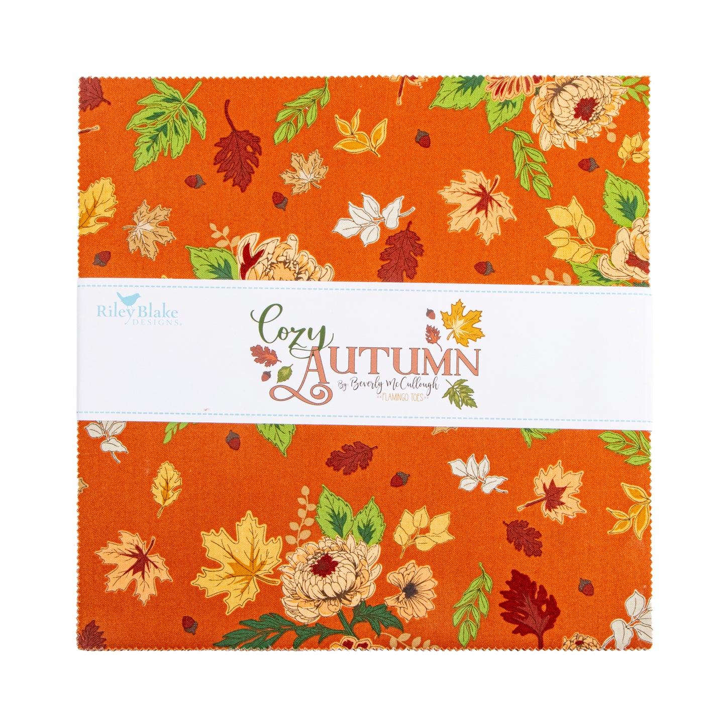 Cozy Autumn 10 Inch Stacker (42 pieces) by Beverly McCullough for Riley Blake Designs (10-17870-42)