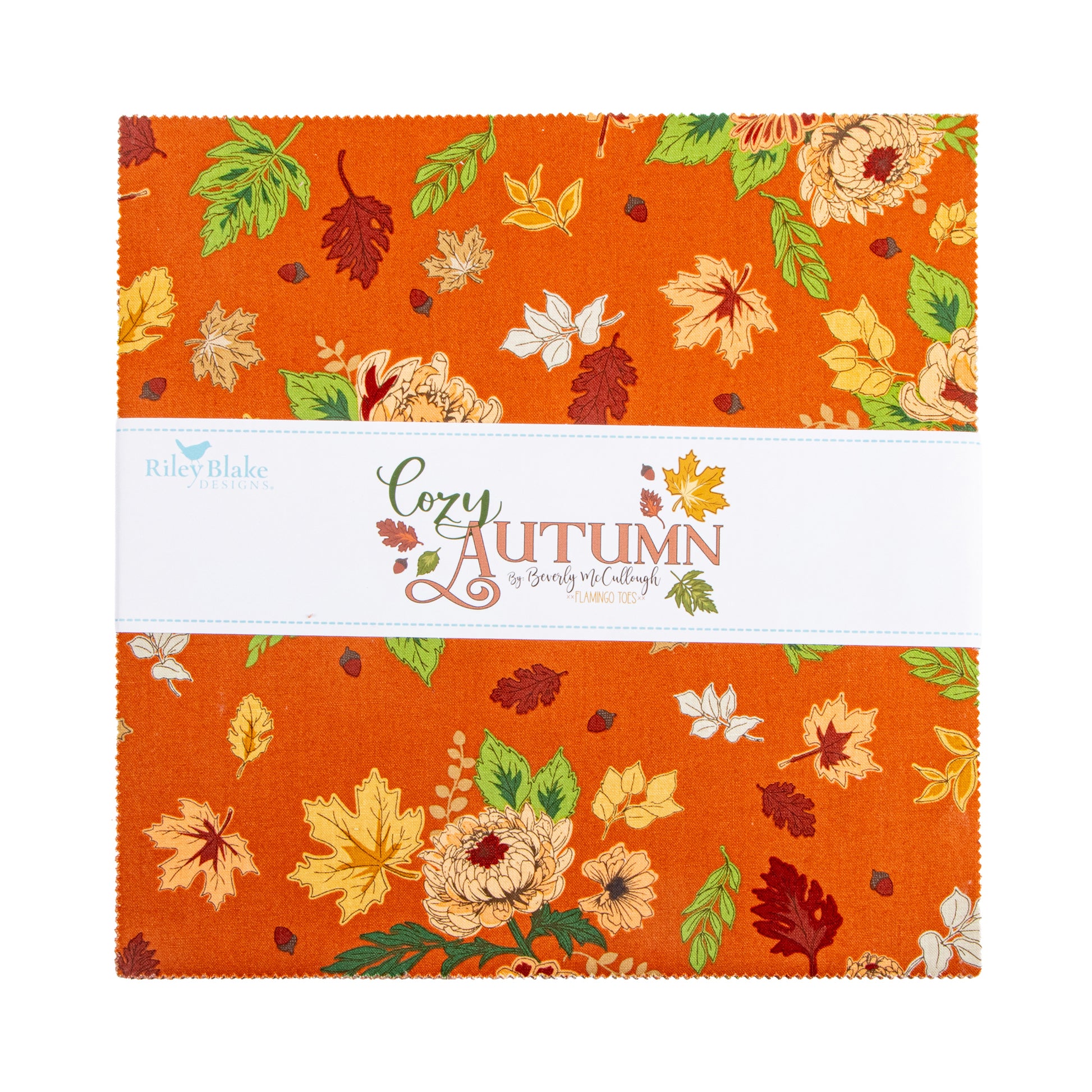 Cozy Autumn 10 Inch Stacker (42 pieces) by Beverly McCullough for Riley Blake Designs (10-17870-42)
