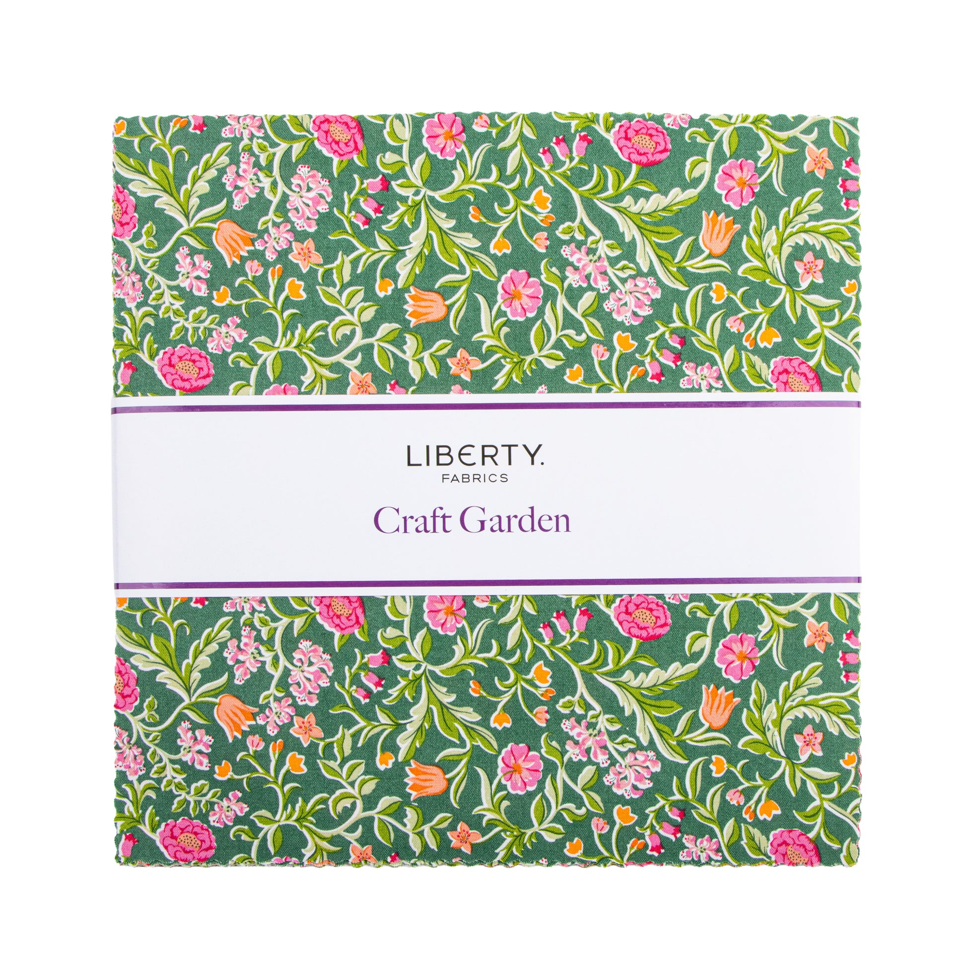 Craft Garden 10 Inch Stacker (42 pieces) by Liberty Fabrics for Riley Blake Designs (10-LCRAFT-42)
