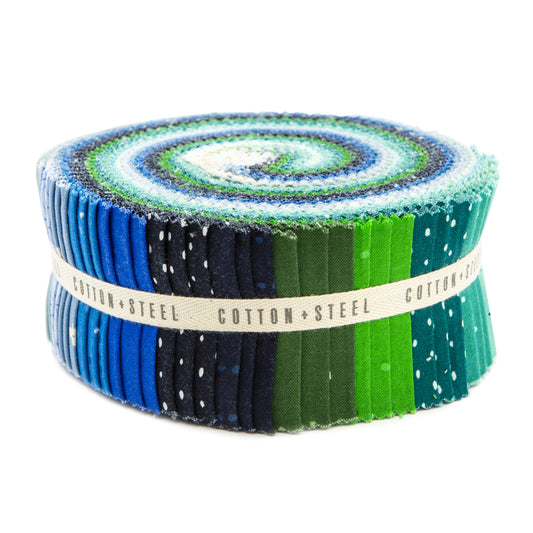 C + S Basics - Cool Jelly Roll (40 pcs) by Cotton and Steel House Designer for Cotton and Steel