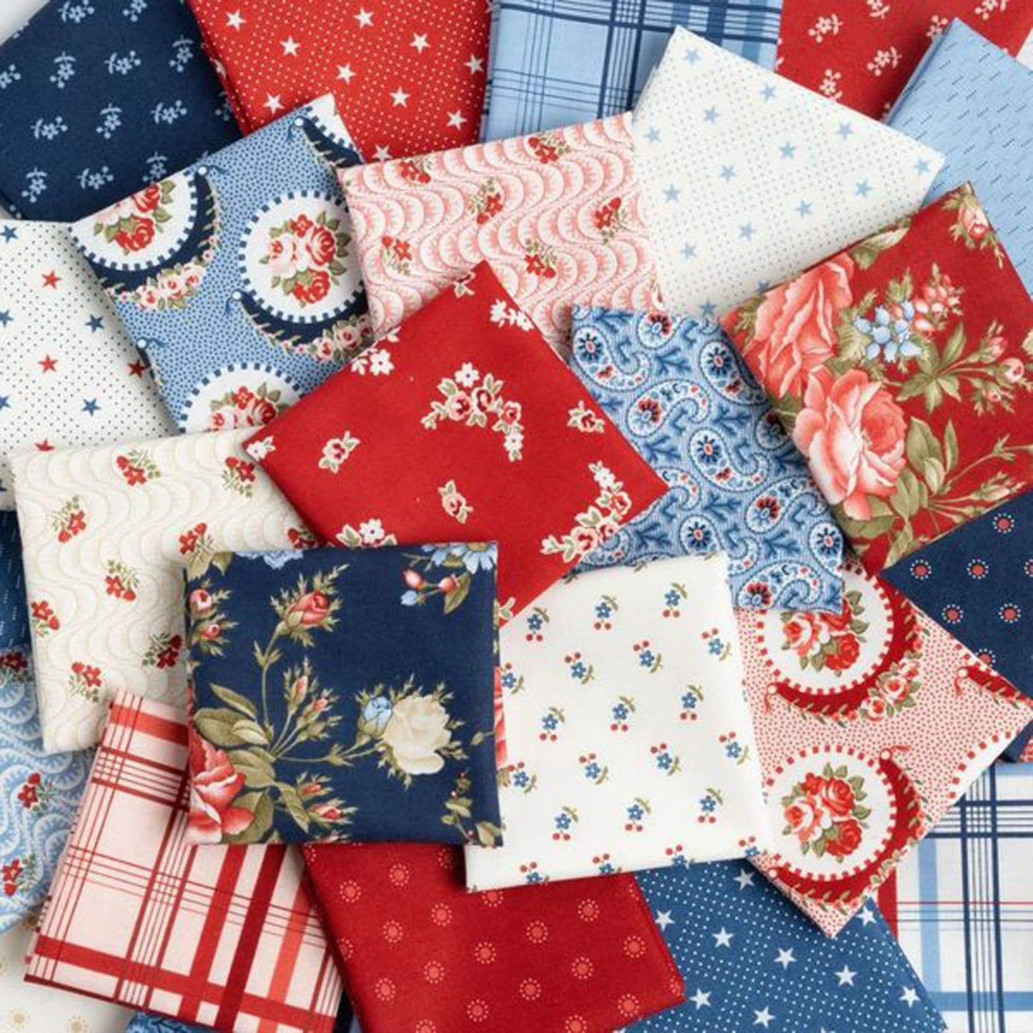 Grand Haven Fat Quarter Bundle (34 pcs) by Minick and Simpson for Moda