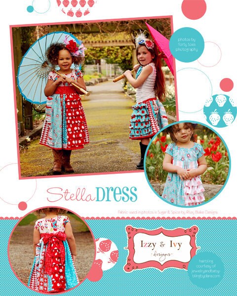 Stella Dress - Sewing Pattern - Izzy & Ivy Designs