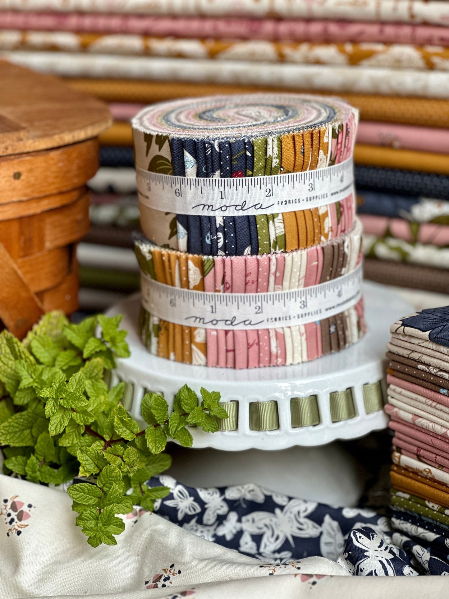 Enchantment Jelly Roll (40 pcs) by Sweetfire Road Design Co. for Moda