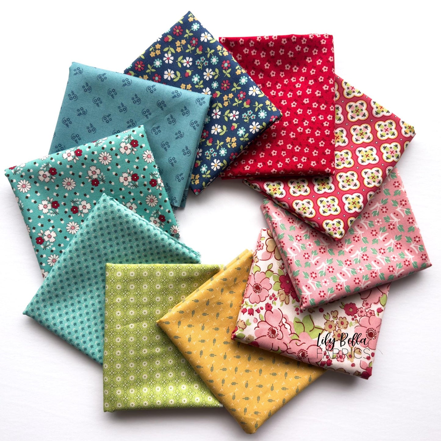 Mercantile Half Yard Bundle (10 pcs) by Lori Holt for Riley Blake