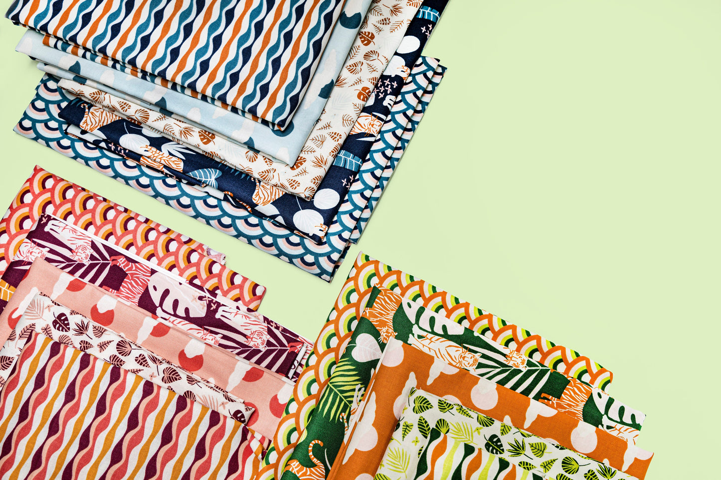 Jungle Cruisin' Fat Quarter Bundle (15 pcs) by Alicia Bruce for Cotton and Steel