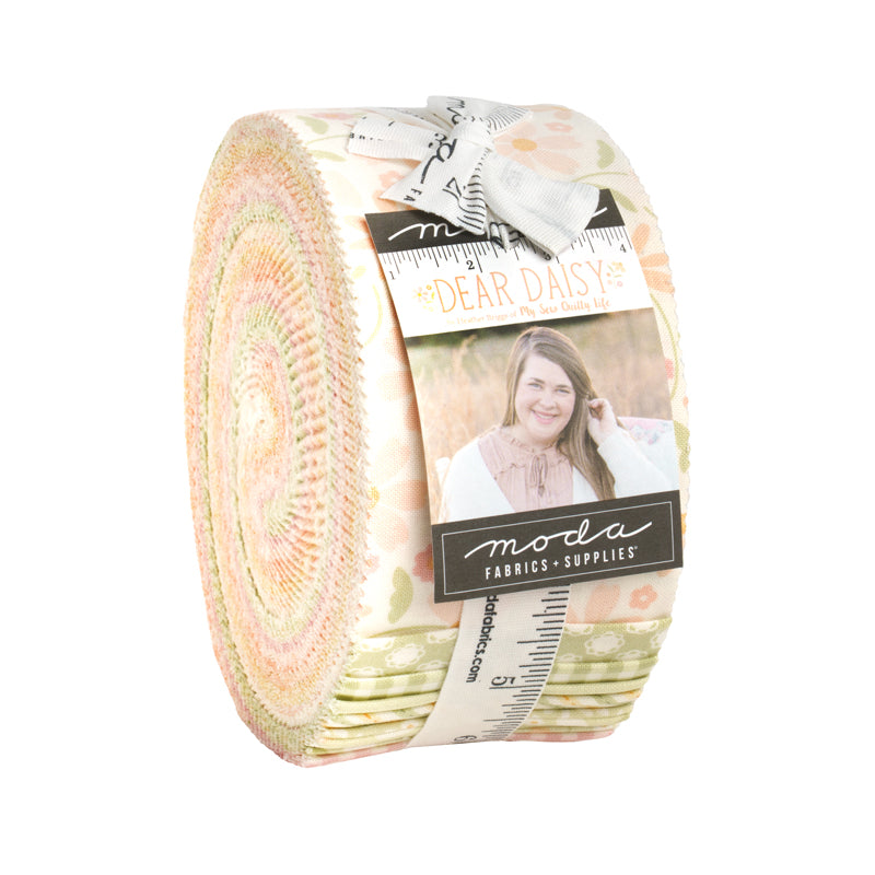 Dear Daisy Jelly Roll (40 pieces) by My Sew Quilty Life for Moda (31800JR)