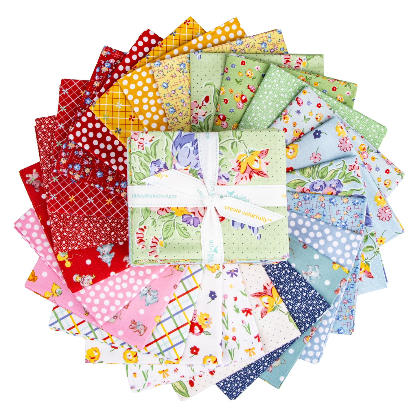 Dear Sweethearts Fat Quarter Bundle (24 pieces) by American Jane for Riley Blake Designs (FQ-18090-24)