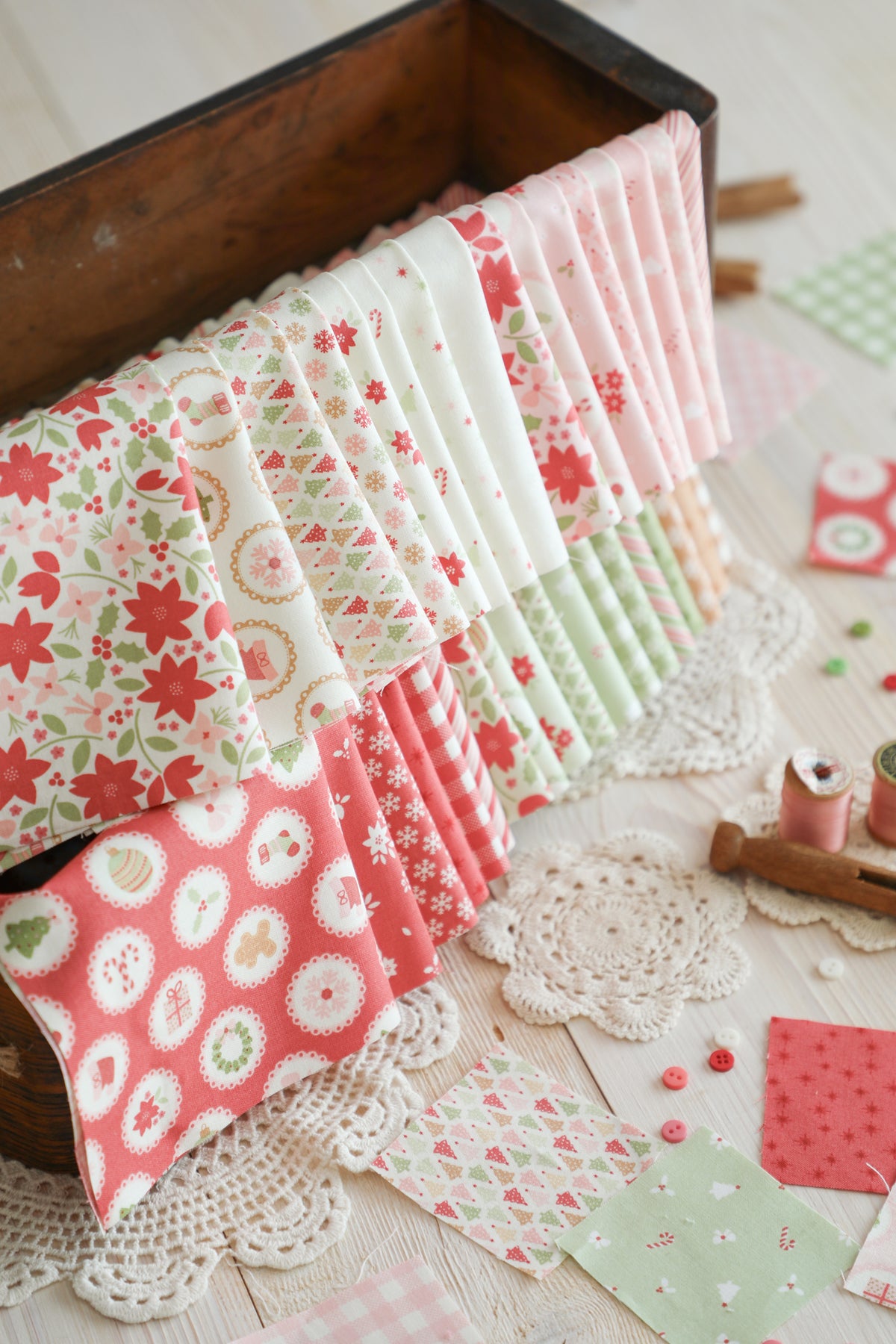 December Darling Fabric Collection by My Sew Quilty Life for Moda at Lily Bella Fabrics