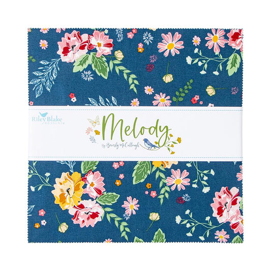 Melody 10 Inch Stacker (42 pcs) by Beverly McCullough for Riley Blake