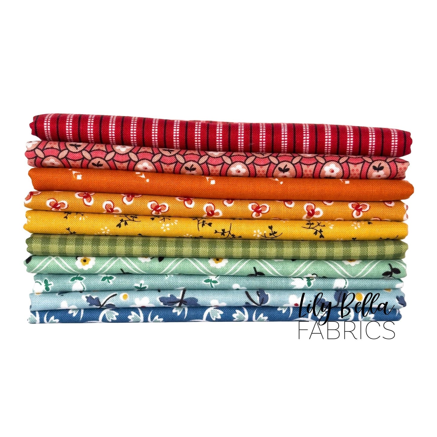 Prairie Half Yard Bundle (10 pcs) by Lori Holt for Riley Blake