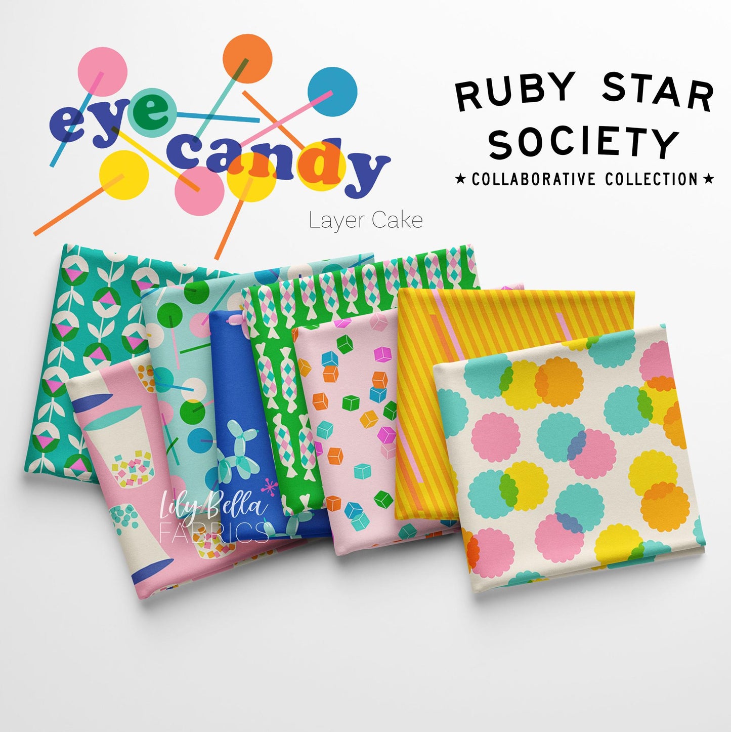 Eye Candy Layer Cake (42 pcs) by Ruby Star Society Collaborative for Ruby Star Society