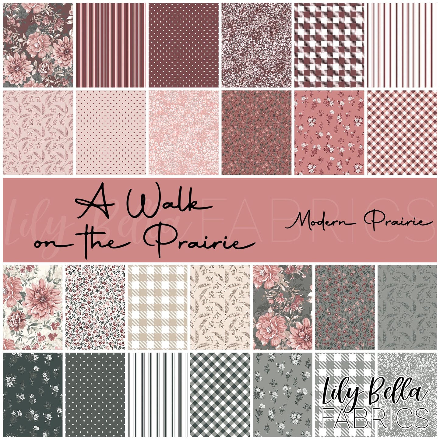 A Walk on the Prairie Fat Quarter Bundle (26 pcs) by Modern Prairie for Riley Blake