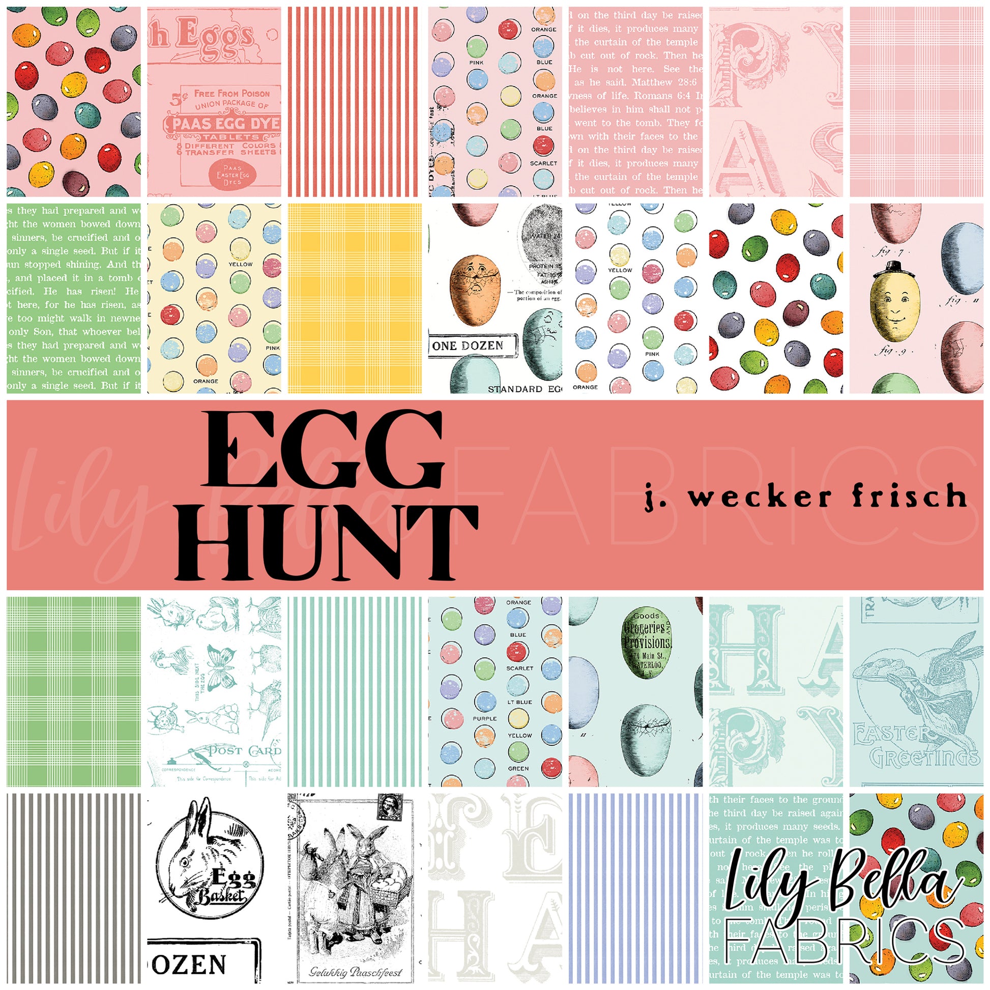 Egg Hunt Fabric Collection by J. Wecker Frisch for Riley Blake Designs at Lily Bella Fabrics