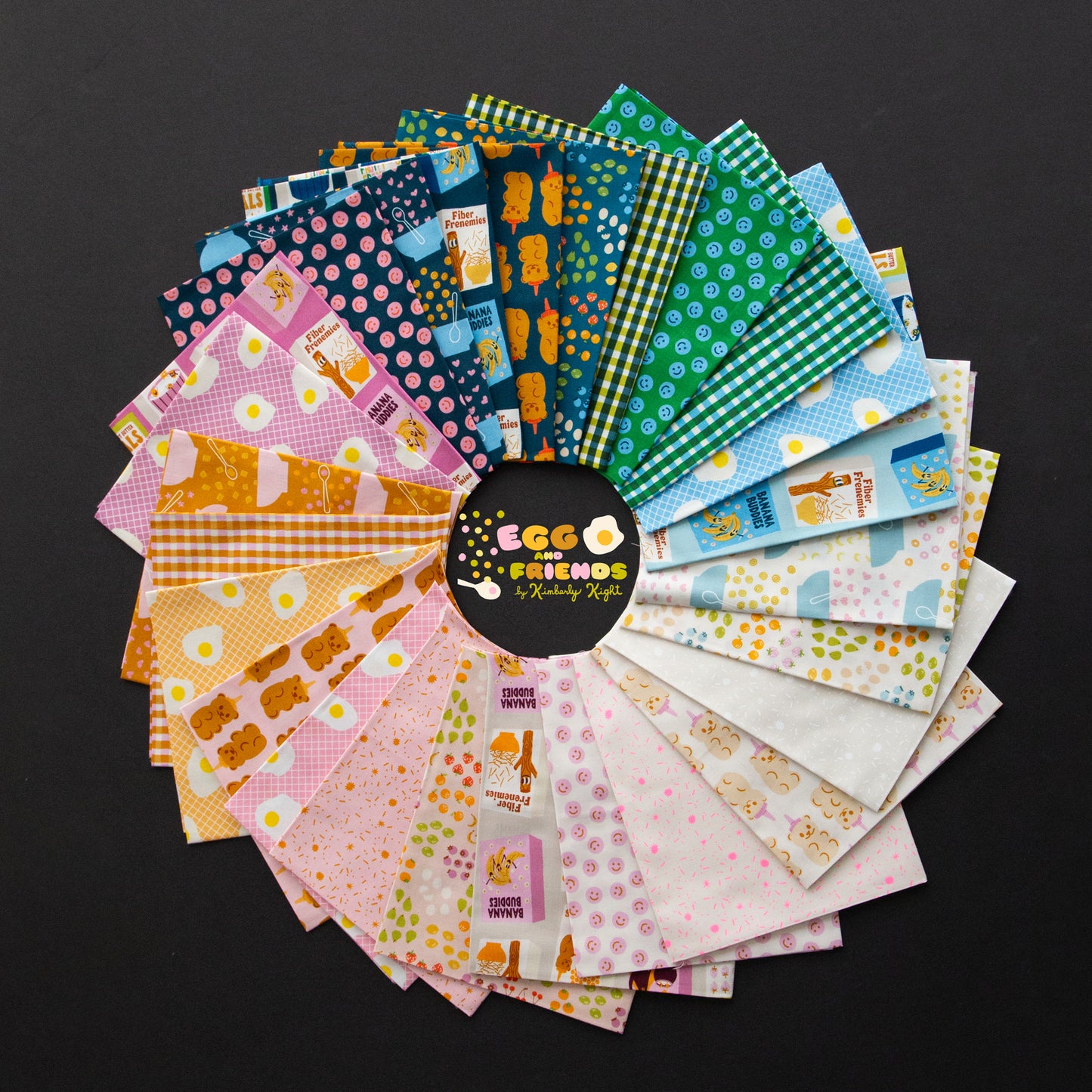 Egg and Friends Layer Cake (42 pcs) by Kimberly Kight for Ruby Star Society