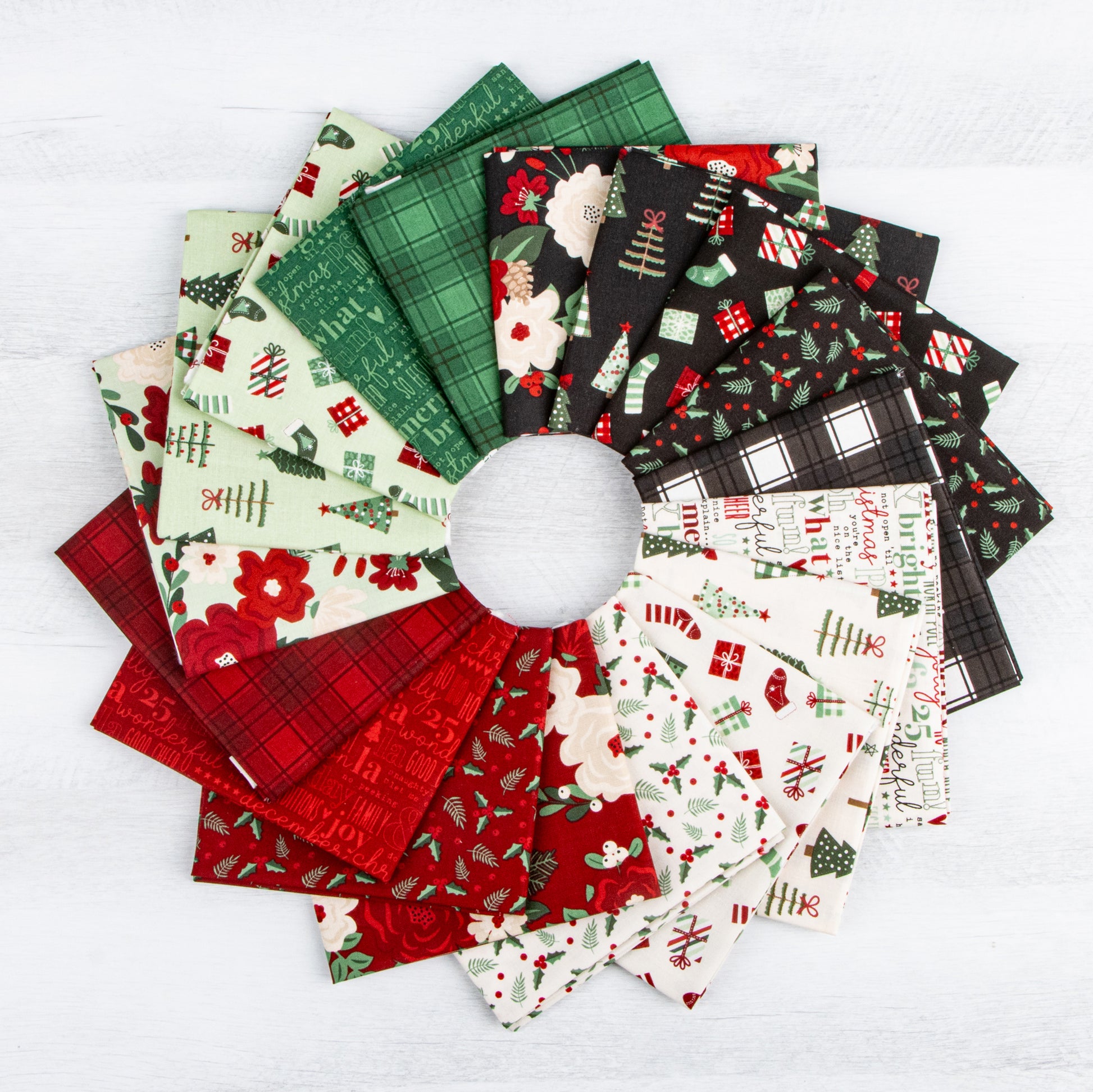 Evergreen Wishes Fabric Collection by Traci Reed for Riley Blake Designs at Lily Bella Fabrics