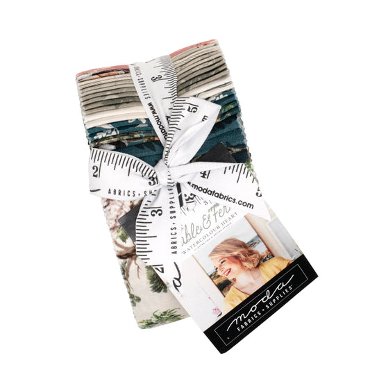 Fable and Fern Jelly Roll (40 pieces) by Watercolour Heart for Moda (40060JR)