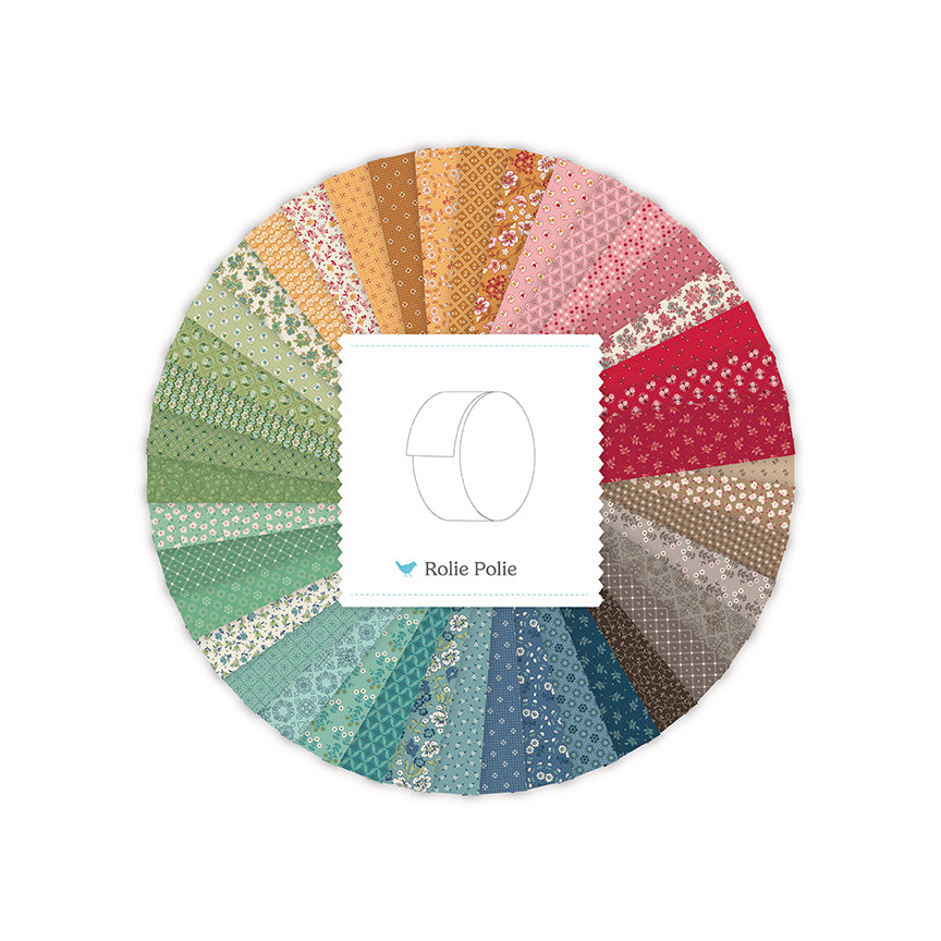 Family Reunion Rolie Polie (40 pieces) by Lori Holt for Riley Blake Designs (RP-18390-40)