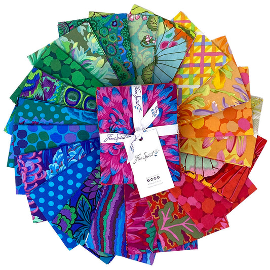 Classics Plus: Rainbow Fat Quarter Bundle (20 pcs) by Kaffe Fassett Collective for FreeSpirit