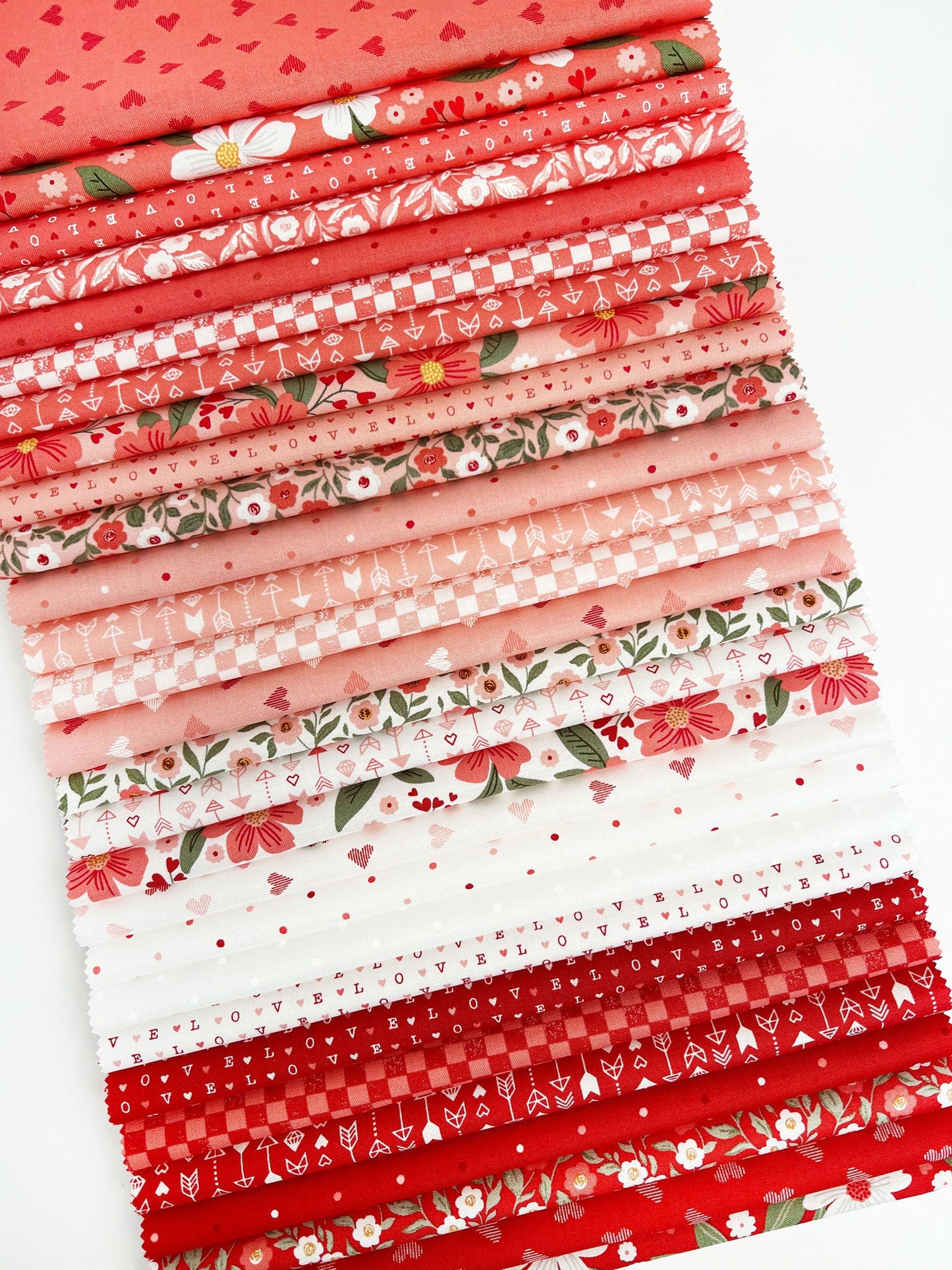 Love Blooms Jelly Roll (40 pcs) by Lella Boutique for Moda