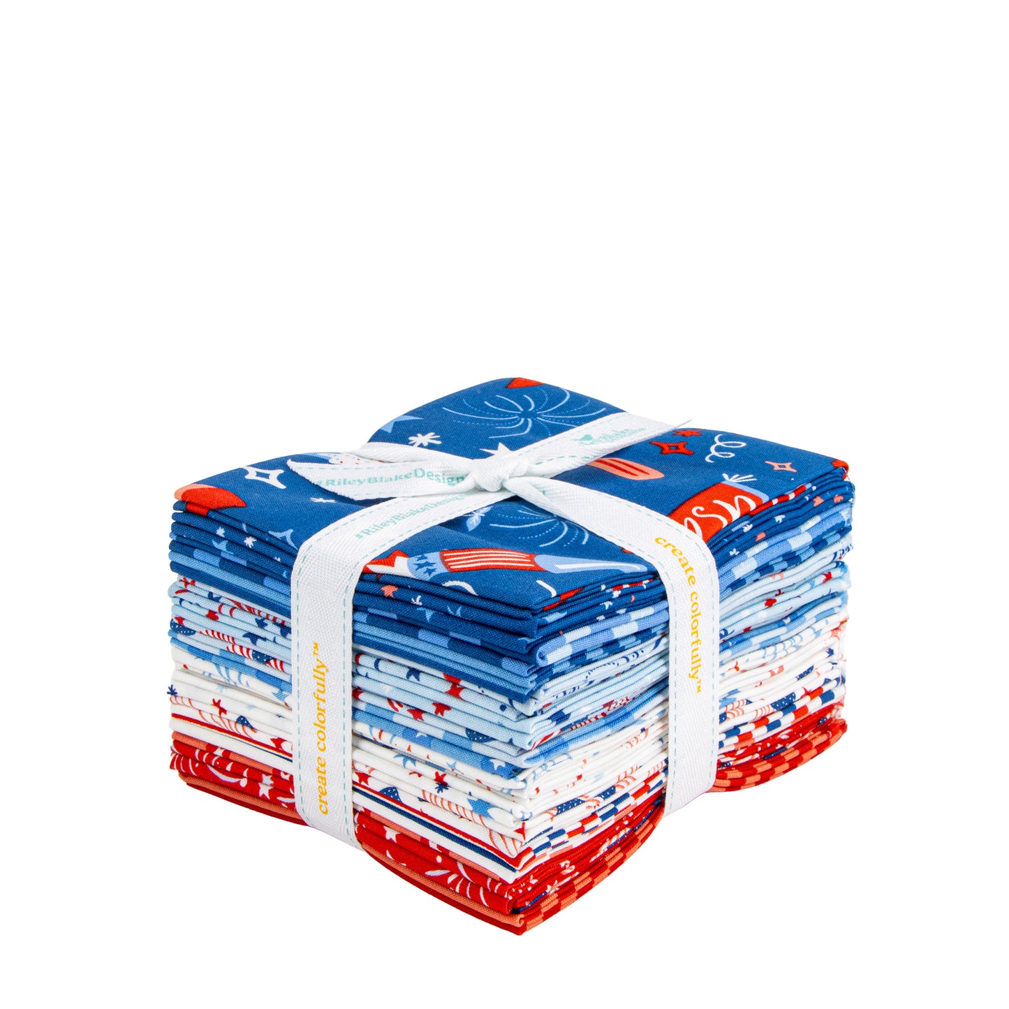 Firecracker Fat Quarter Bundle (18 pieces) by My Mind's Eye for Riley Blake Designs (FQ-17200-18)