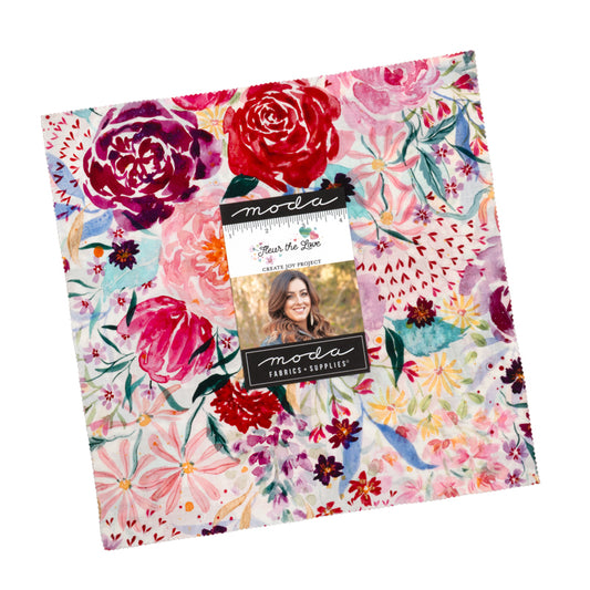 Fleur the Love Layer Cake (42 pieces) by Create Joy Project for Moda (39880LC)