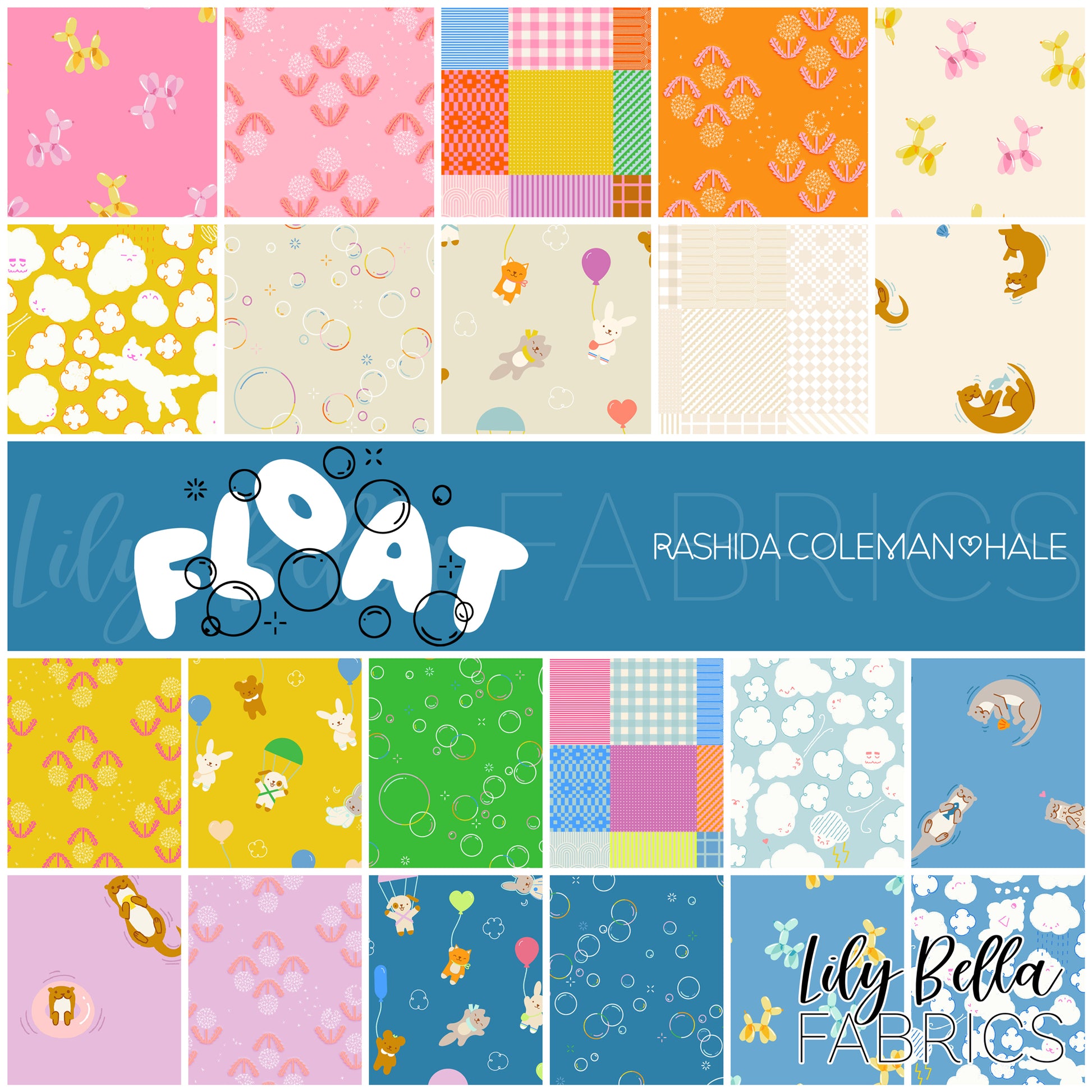 Float Fabric Collection by Rashida Coleman-Hale for Ruby Star Society at Lily Bella Fabrics