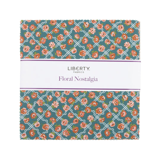 Floral Nostalgia 10 Inch Stacker (42 pieces) by Liberty Fabrics for Riley Blake Designs (10-LFLONOS-42)