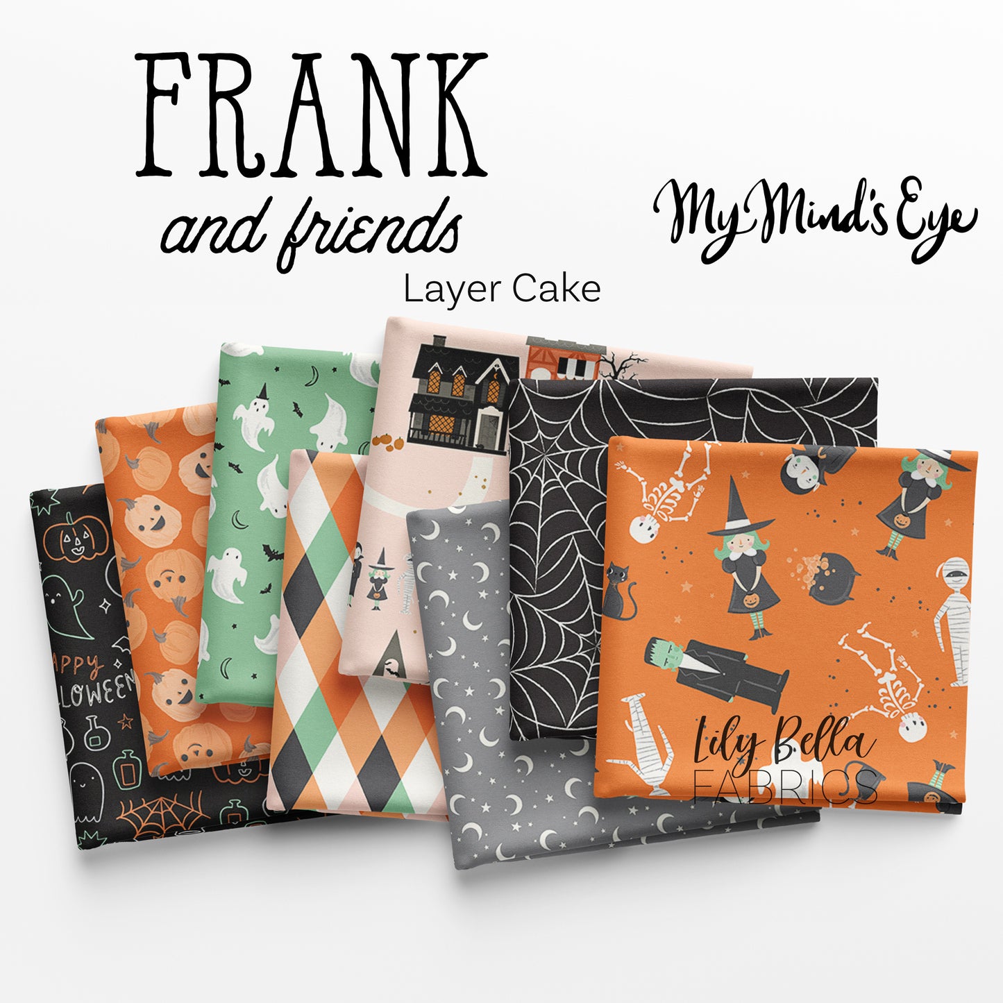 Frank and Friends 10 Inch Stacker (42 pieces) by My Mind's Eye for Riley Blake Designs (10-17470-42)