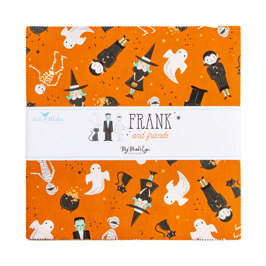 Frank and Friends 10 Inch Stacker (42 pieces) by My Mind's Eye for Riley Blake Designs (10-17470-42)