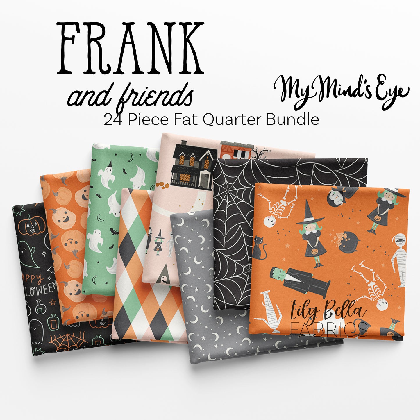 Frank and Friends Fat Quarter Bundle (24 pieces) by My Mind's Eye for Riley Blake Designs (FQ-17470-24)