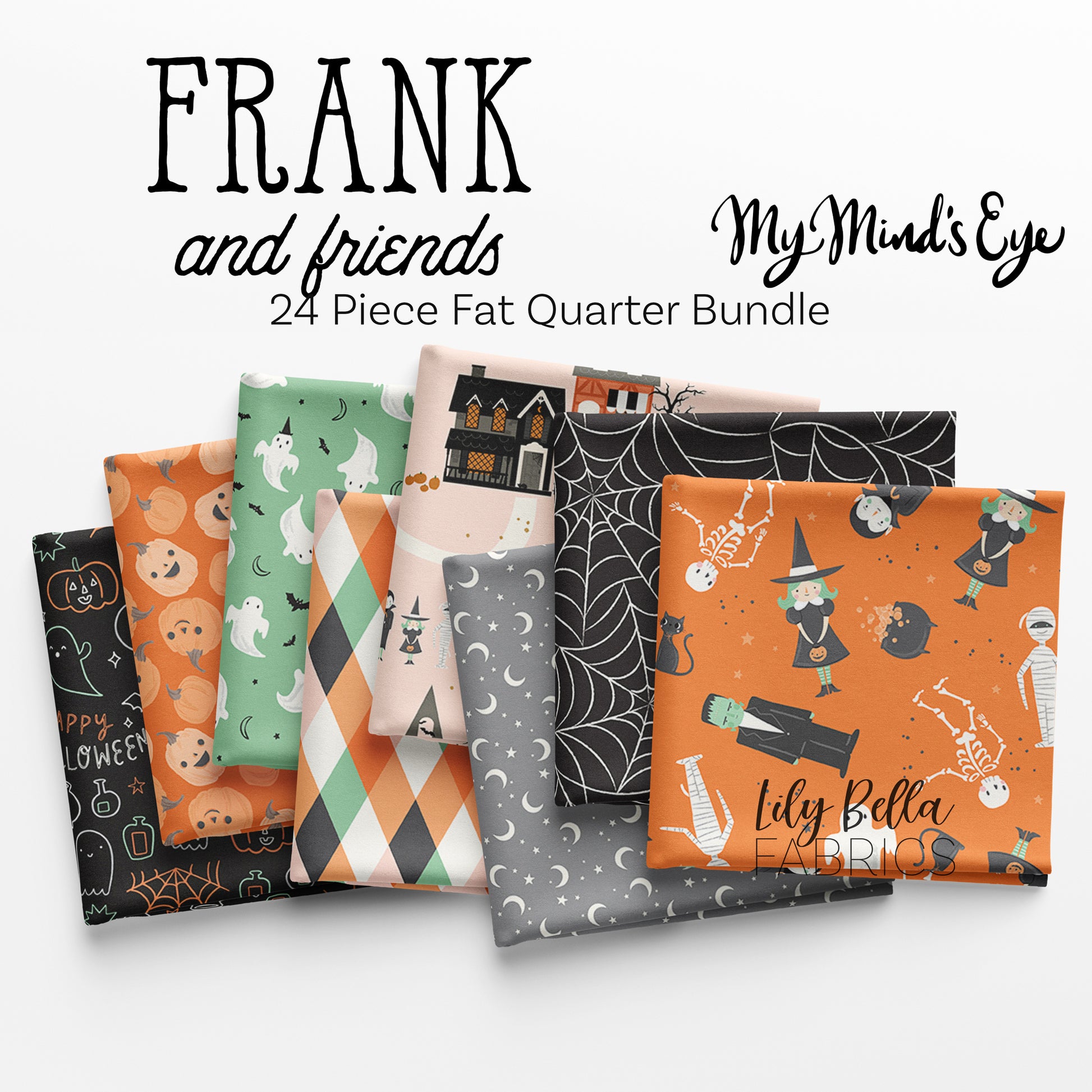 Frank and Friends Fat Quarter Bundle (24 pieces) by My Mind's Eye for Riley Blake Designs (FQ-17470-24)