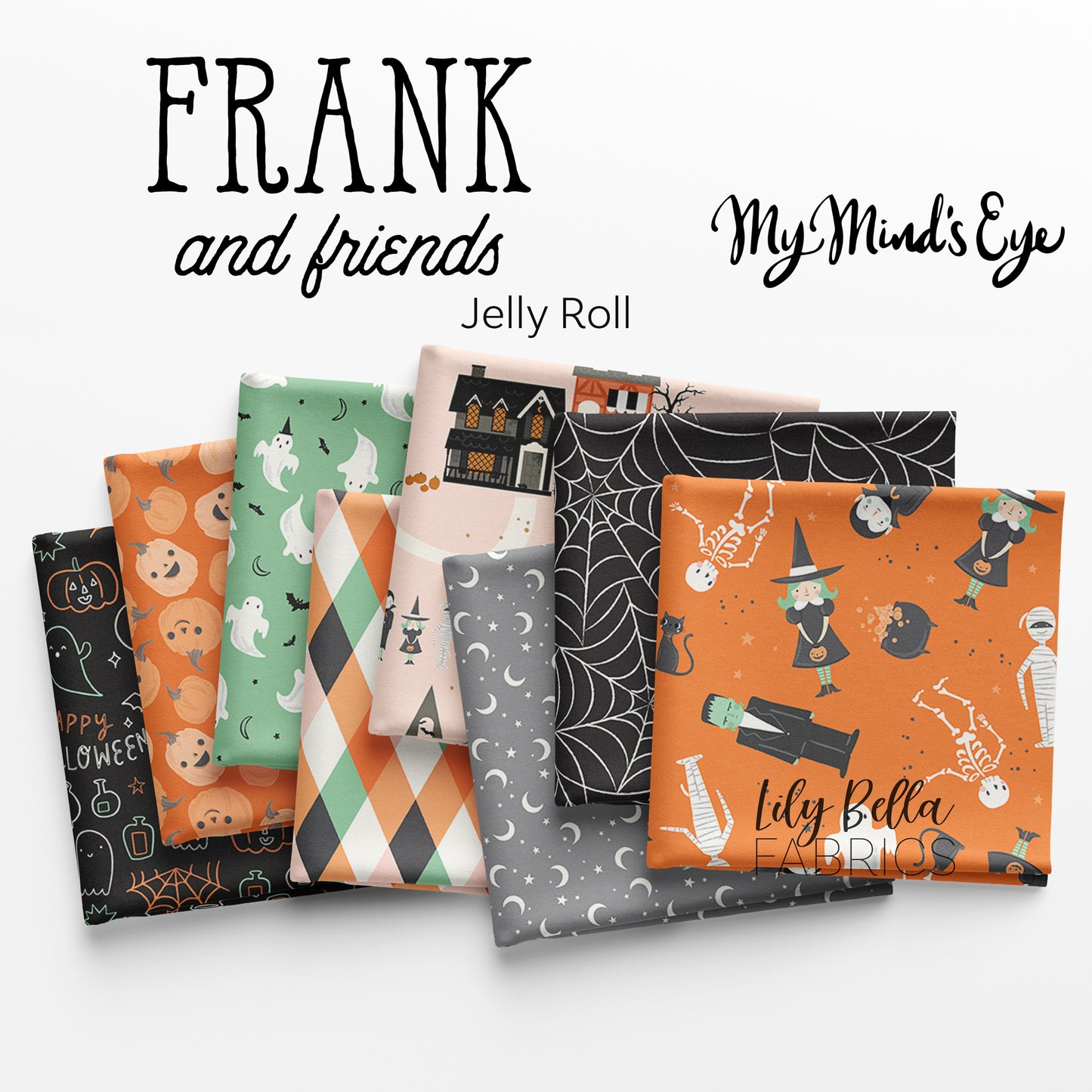 Frank and Friends Rolie Polie (40 pieces) by My Mind's Eye for Riley Blake Designs (RP-17470-40)