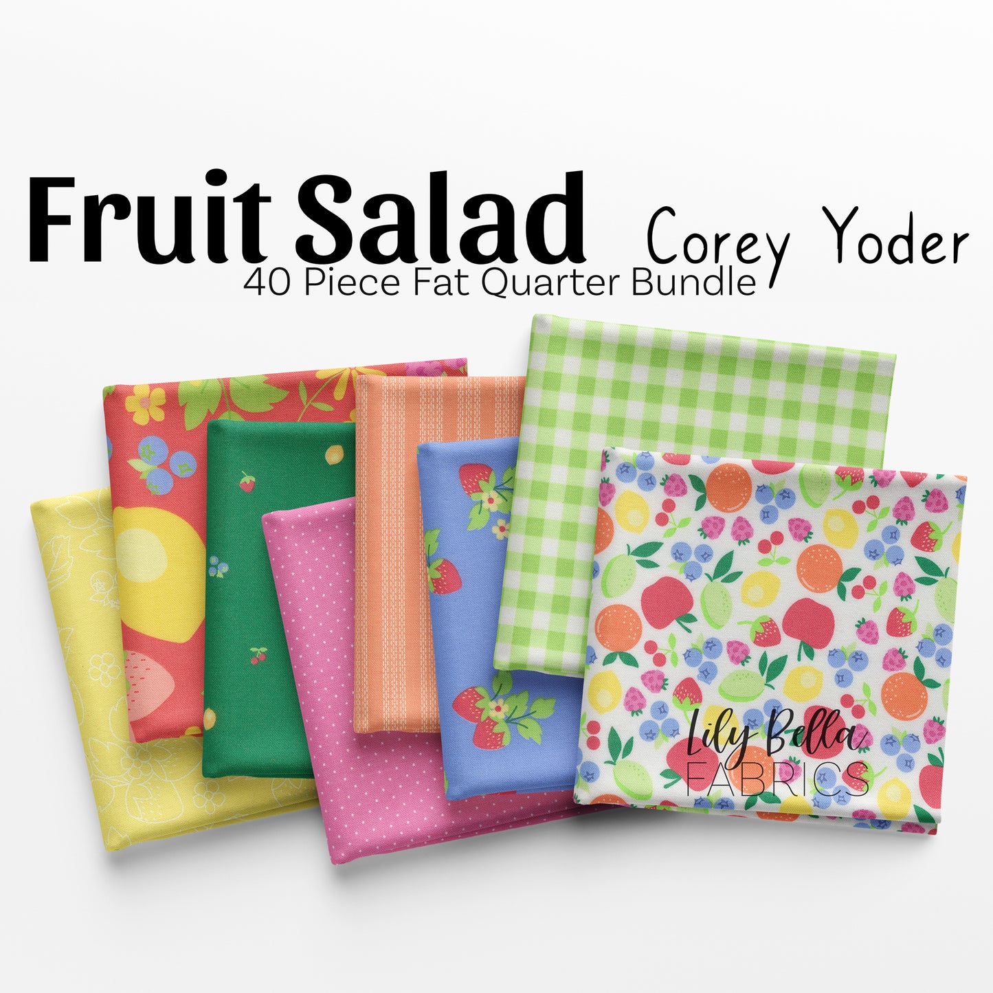 Fruit Salad Fat Quarter Bundle (40 pieces) by Corey Yoder for Moda (29240AB)