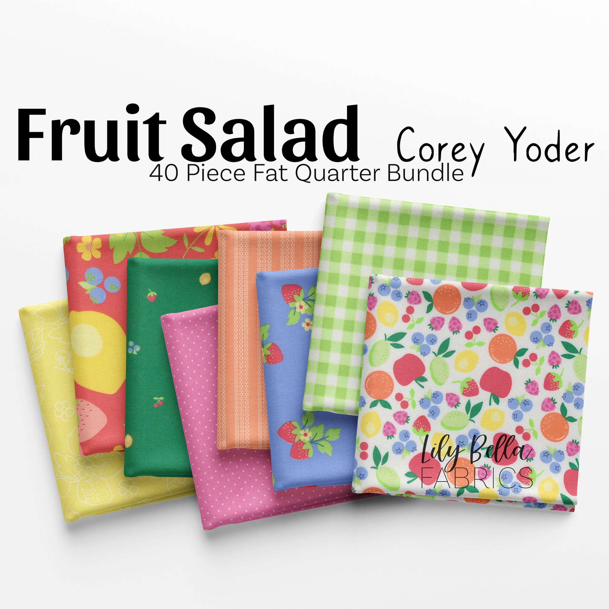 Fruit Salad Fat Quarter Bundle (40 pieces) by Corey Yoder for Moda (29240AB)