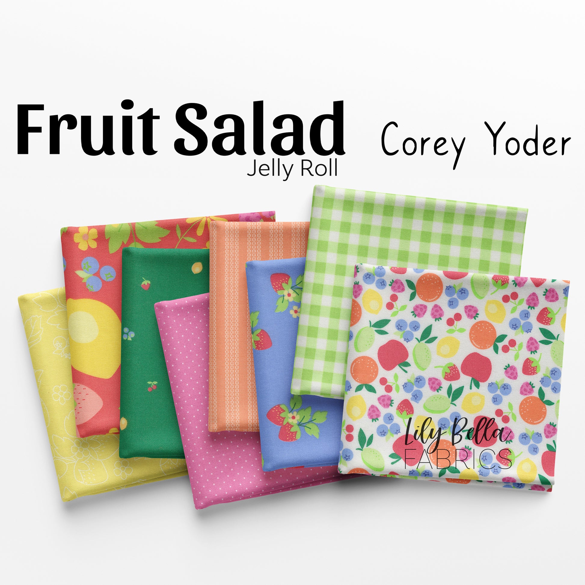 Fruit Salad Jelly Roll (40 pieces) by Corey Yoder for Moda (29240JR)