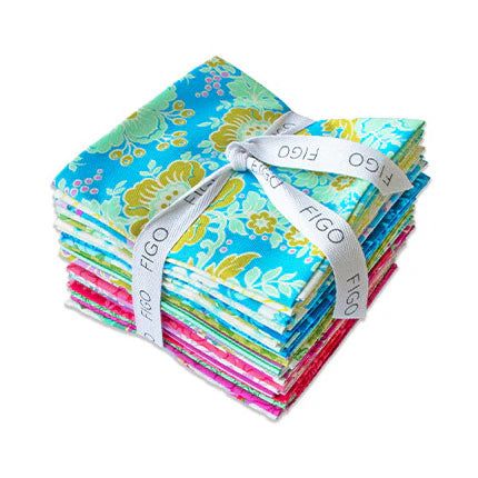 Full Bloom Fat Quarter Bundle (28 pieces) by Heather Bailey for Figo Fabrics (FQFULLBL28-10)