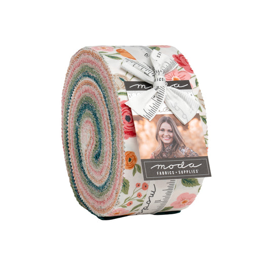 Garden Glam Jelly Roll (40 pieces) by Lella Boutique for Moda (5270JR)