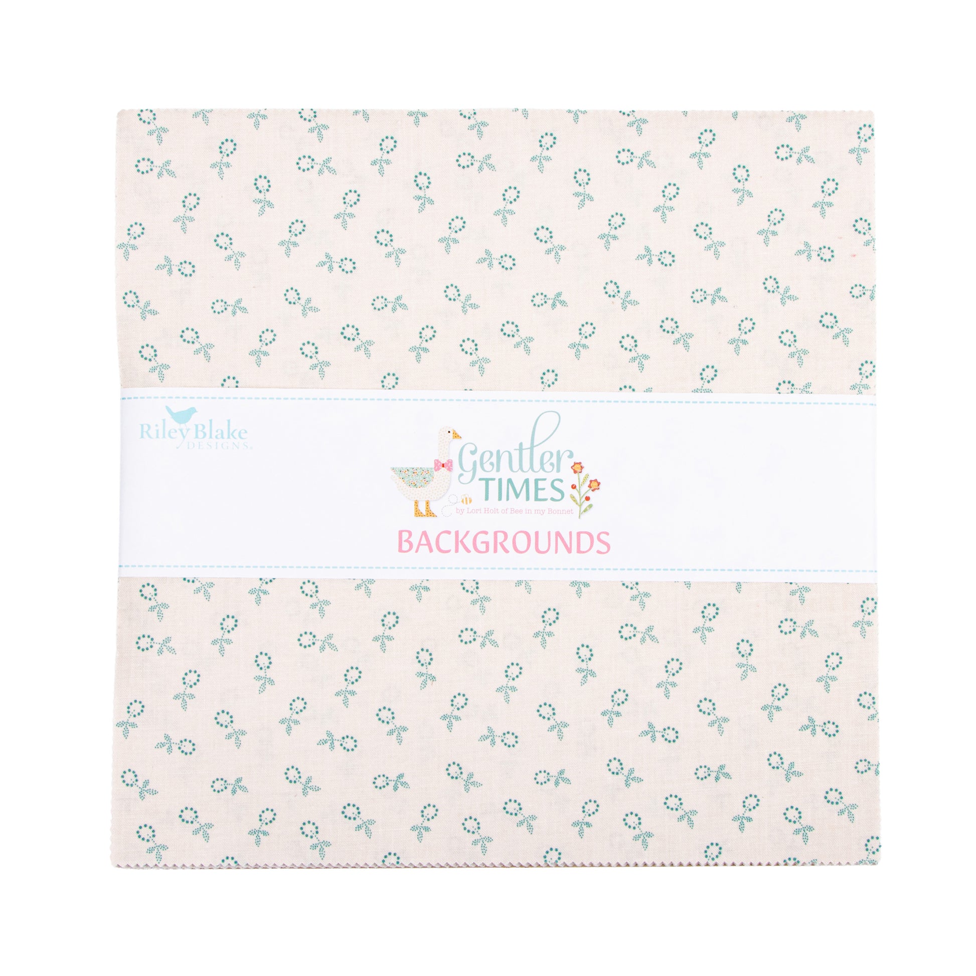 Gentler Times Backgrounds 10 Inch Stacker (42 pieces) by Lori Holt for Riley Blake Designs (10-16470B-42)