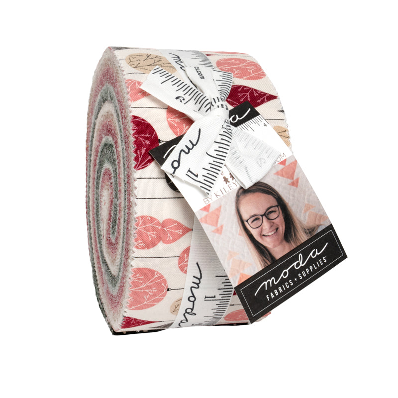 Gingerbread Lane Jelly Roll (40 pieces) by Kiley's Quilt Room for Moda (26150JR)