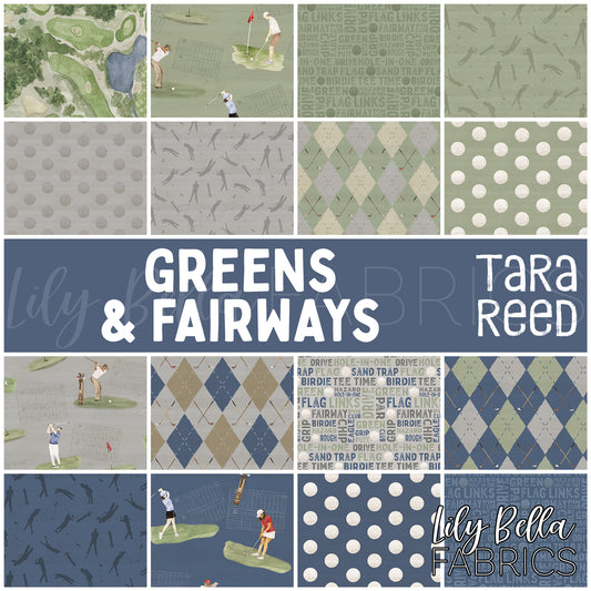 Greens and Fairways Fabric Collection by Tara Reed for Riley Blake Designs at Lily Bella Fabrics