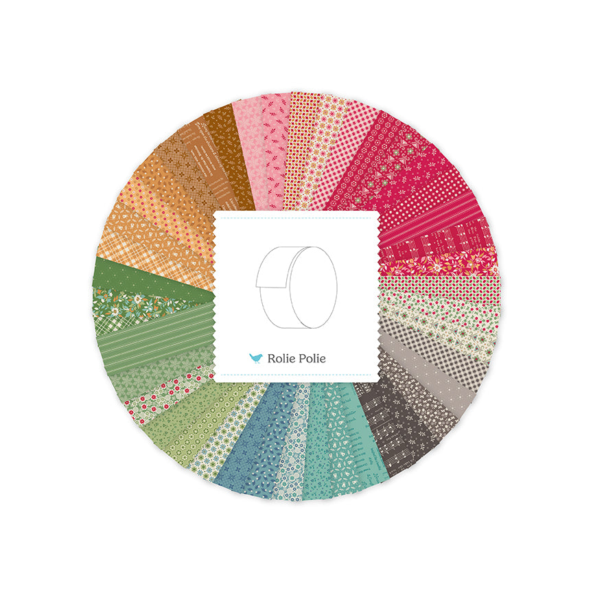 Home Town Holiday 2 Rolie Polie (40 pieces) by Lori Holt for Riley Blake Designs (RP-19600-40)