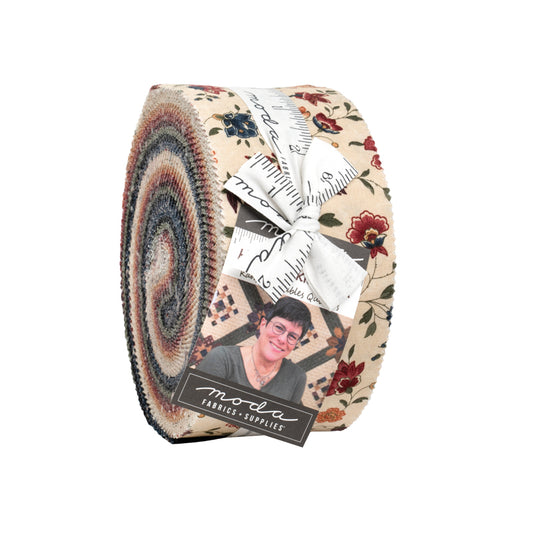 Honeysuckle Farm Jelly Roll (40 pieces) by Kansas Troubles Quilters for Moda (9850JR)