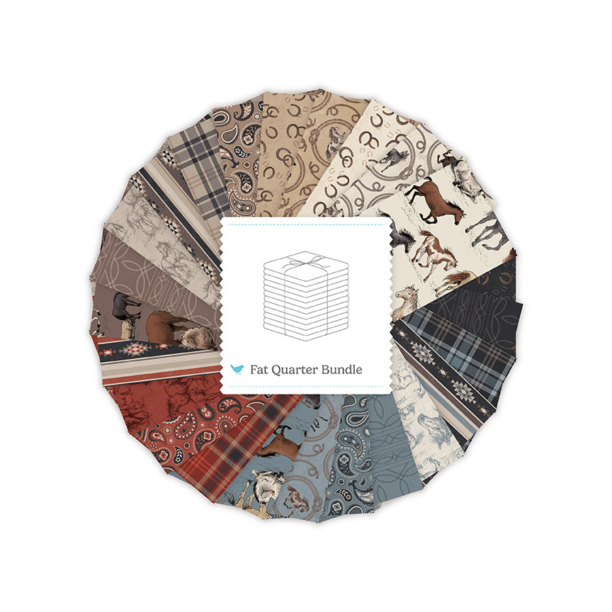 Horseshoe Creek Fat Quarter Bundle (24 pieces) by The RBD Designers for Riley Blake Designs (FQ-18470-24)