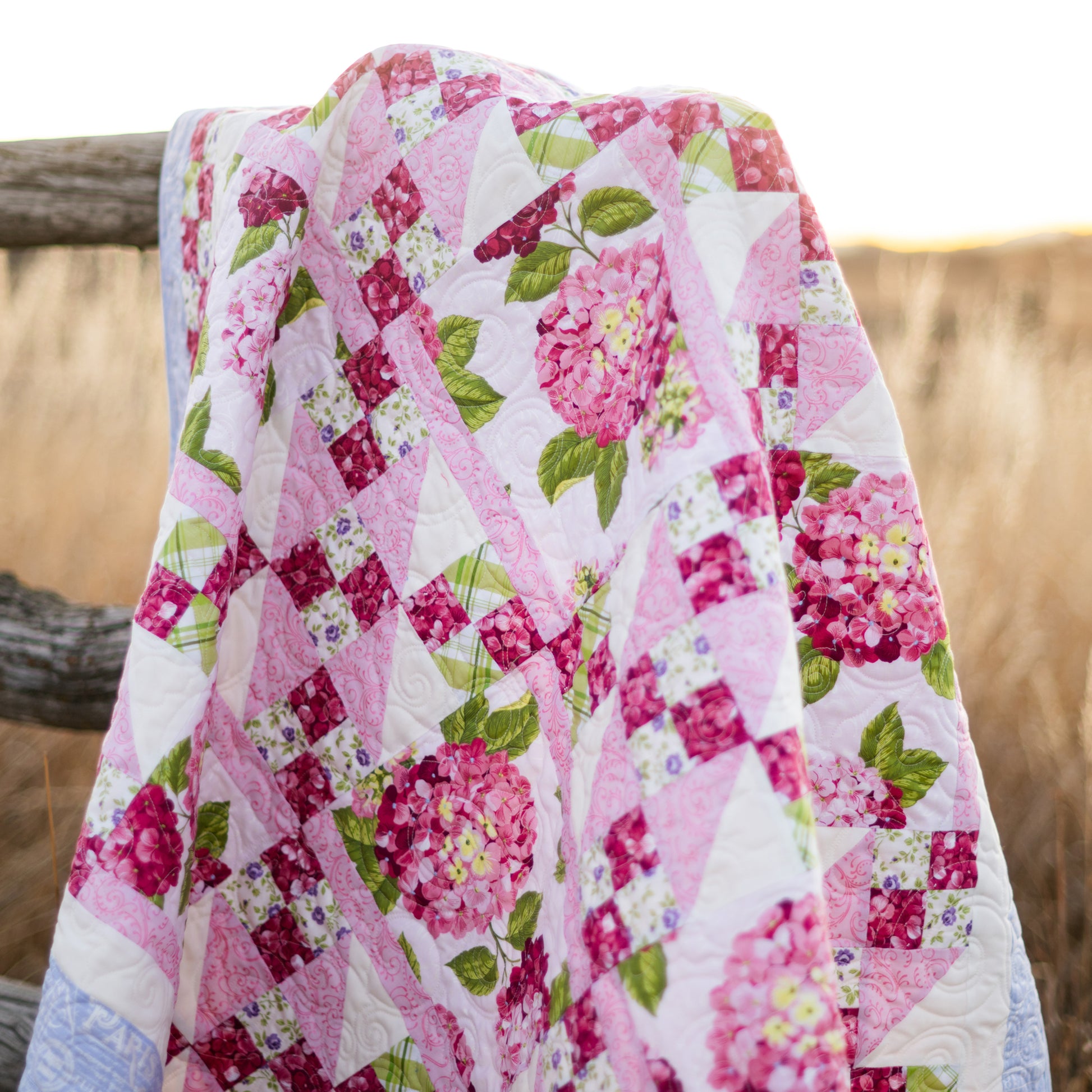 Hydrangeas in the Garden Fabric Collection by Jennifer Bosworth for Riley Blake Designs at Lily Bella Fabrics