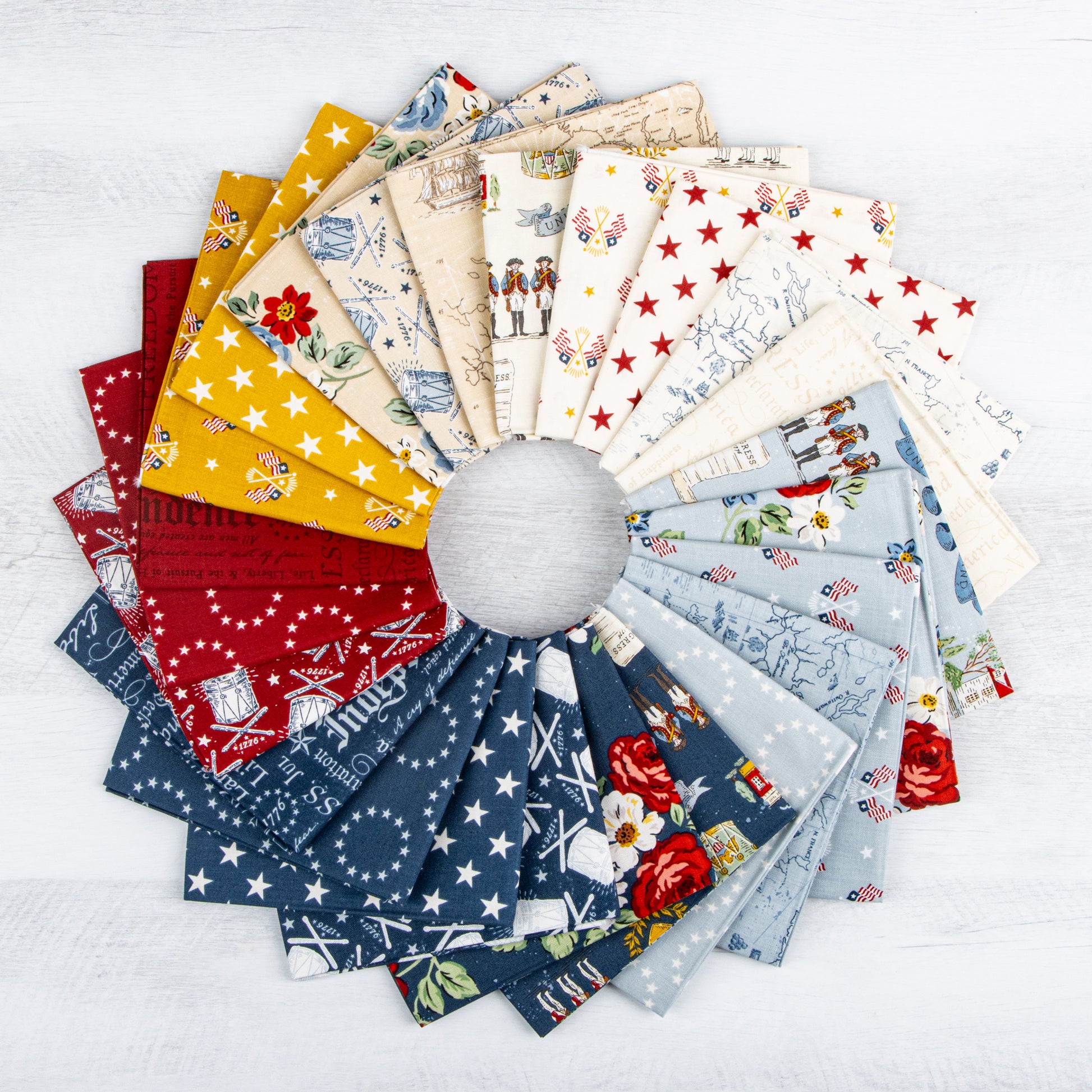 Independence Fabric Collection by The RBD Designers for Riley Blake Designs at Lily Bella Fabrics